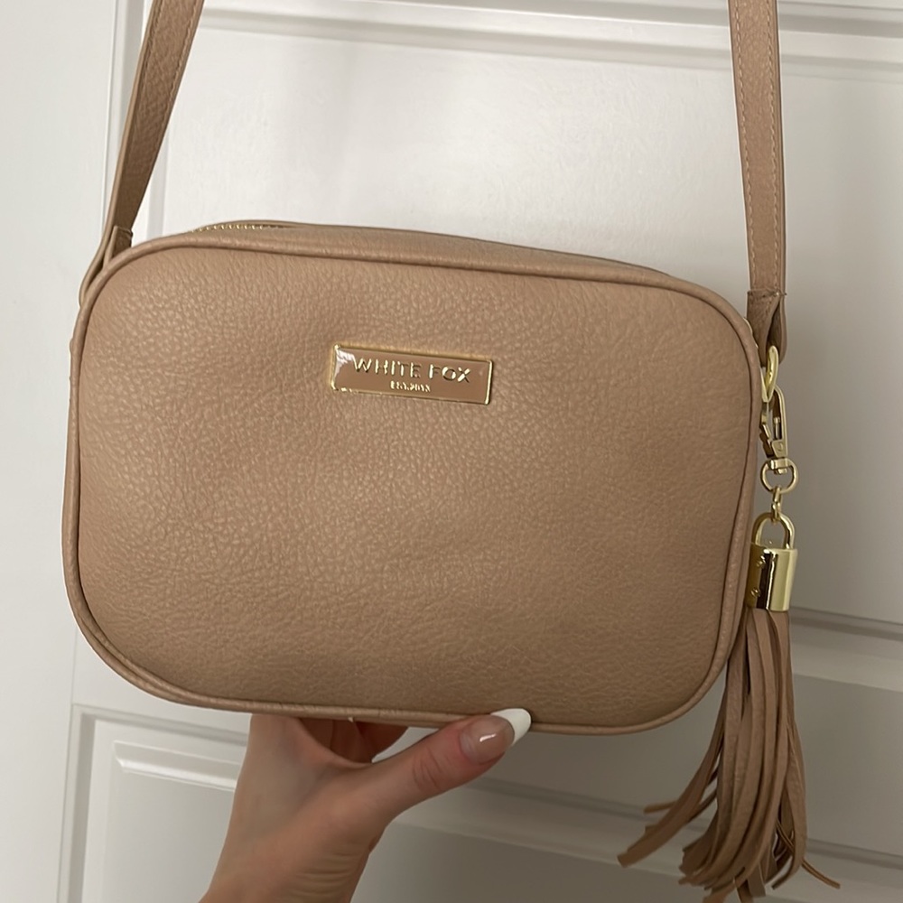 NEW White Fox Boutique Leah Nude Bag